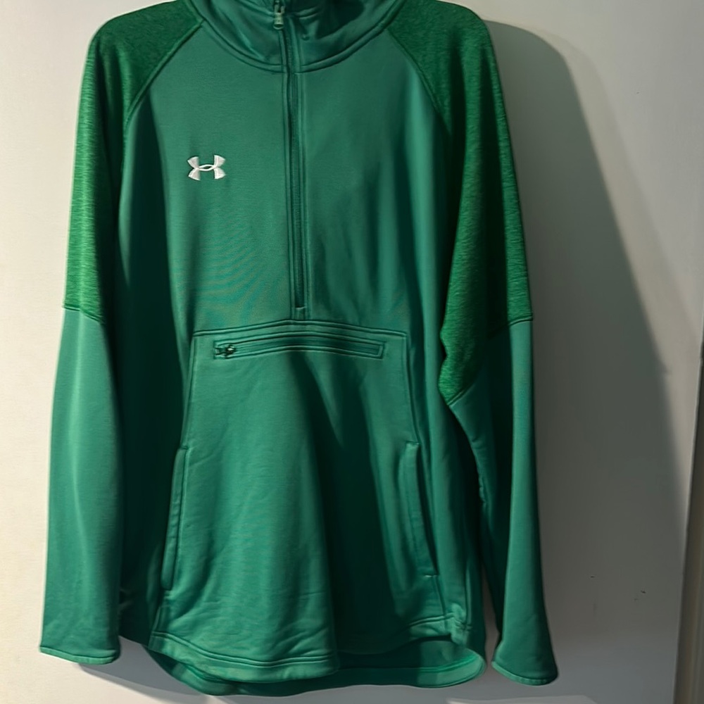 Under Armour Green Quarter-Zip Hoodie NWT